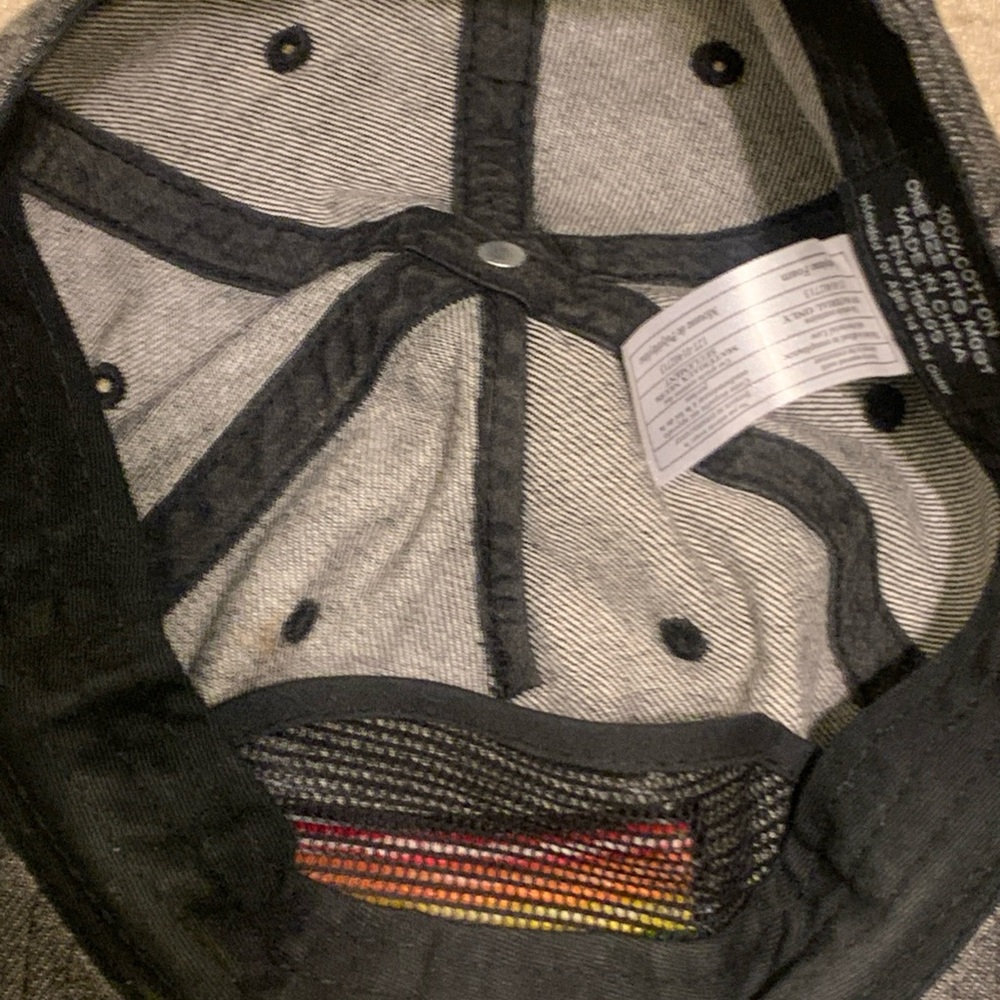 Gray Cap With Rainbow Patch - image 4